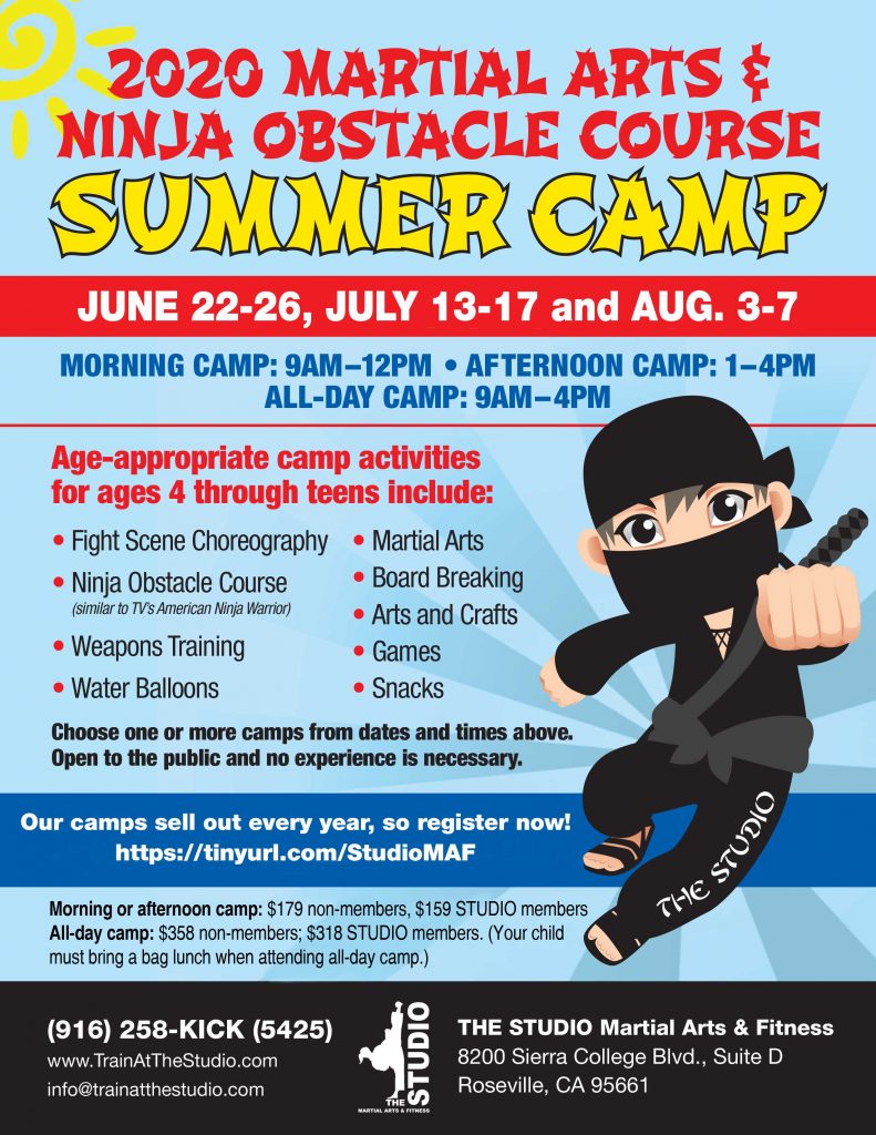 Roseville martial arts summer camp