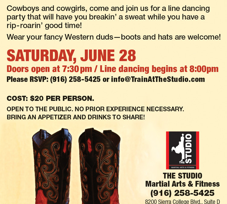Line Dancing Party, June 28