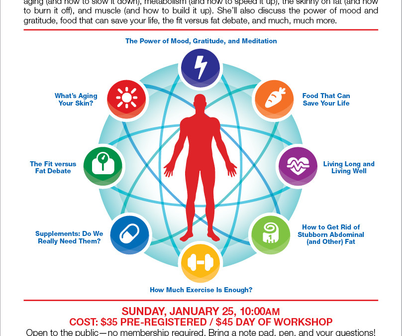 January 25: The Science of Keeping Your Body Fit and Healthy   