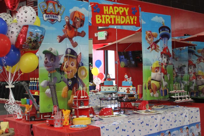 Paw Patrol birthday party at THE STUDIO