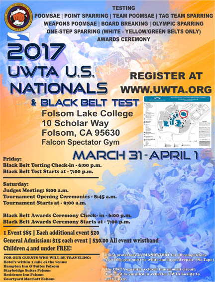 2017 UWTA Nationals Taekwondo Tournament