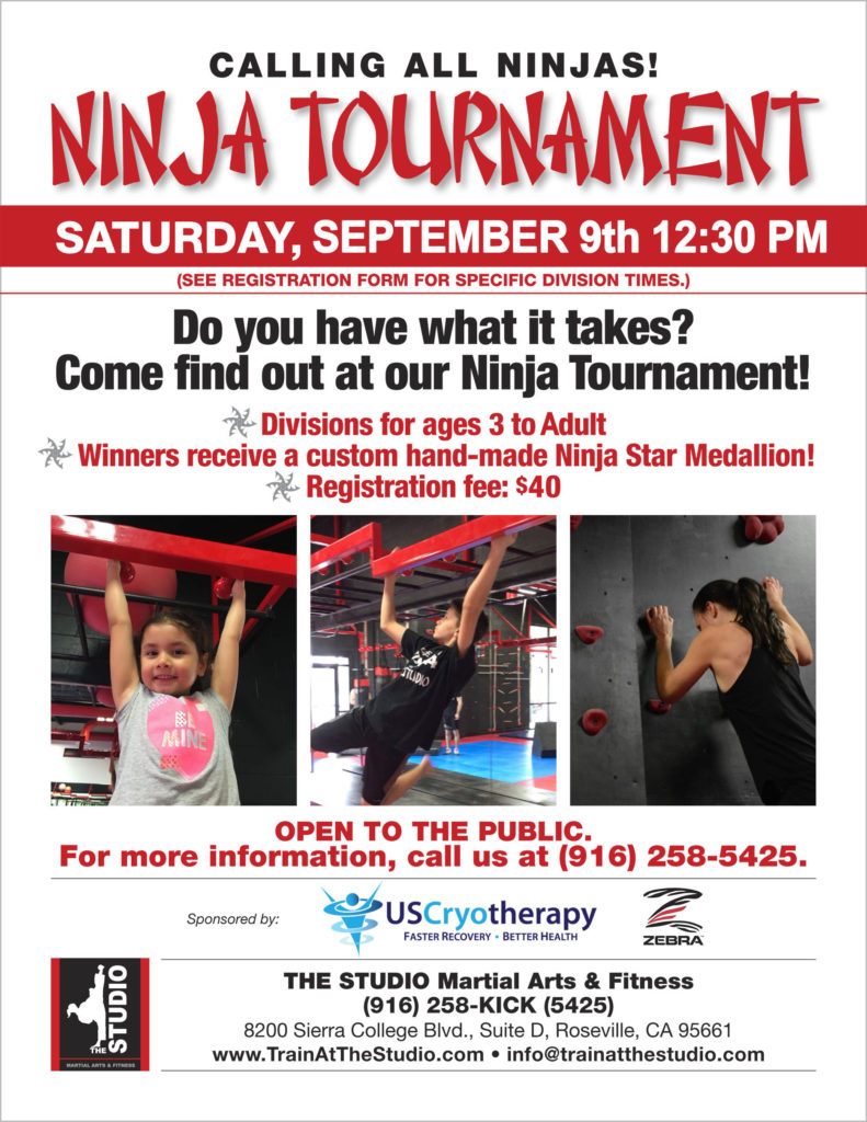 ninja tournament september 2017