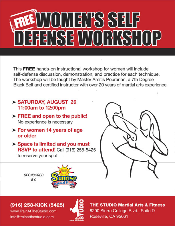 free women's self defense workshop