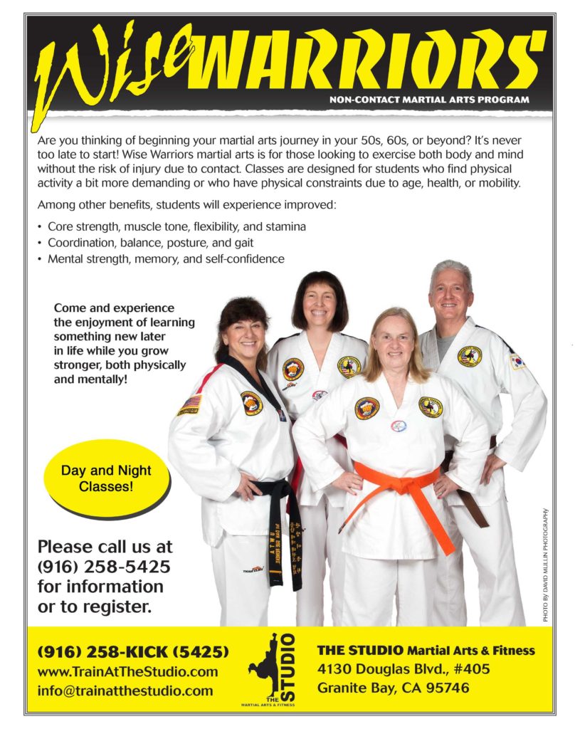 martial arts for seniors roseville