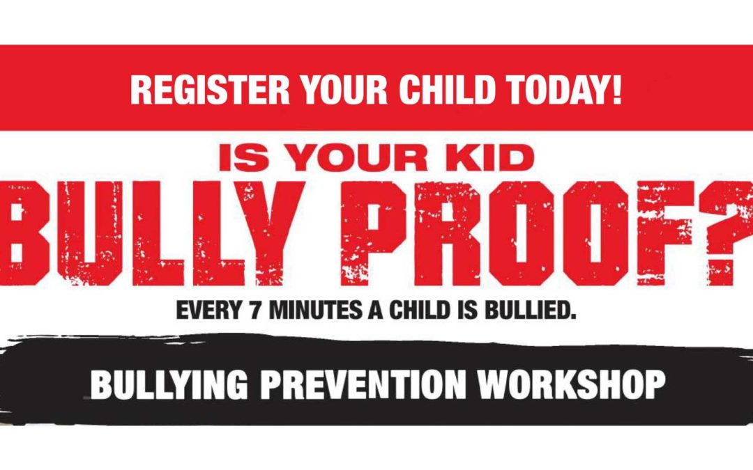 Oct 12: Bully Prevention Workshop