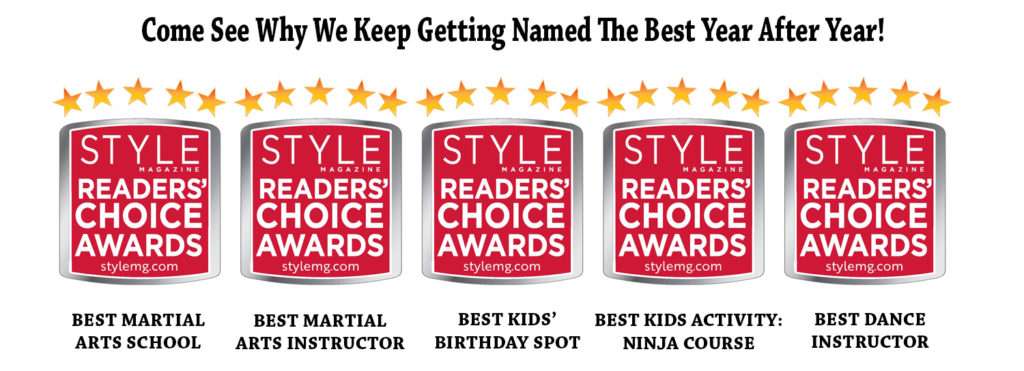 style readers choice awards logo with the words come see why we keep getting voted the best year after year