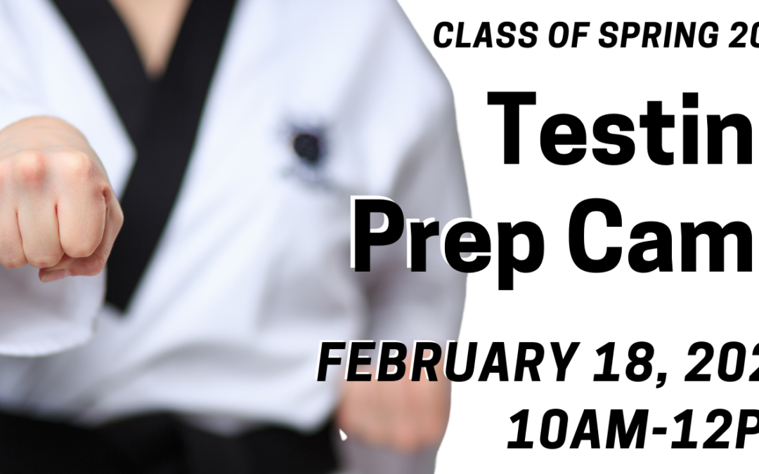 February 18: Testing Prep Bootcamp