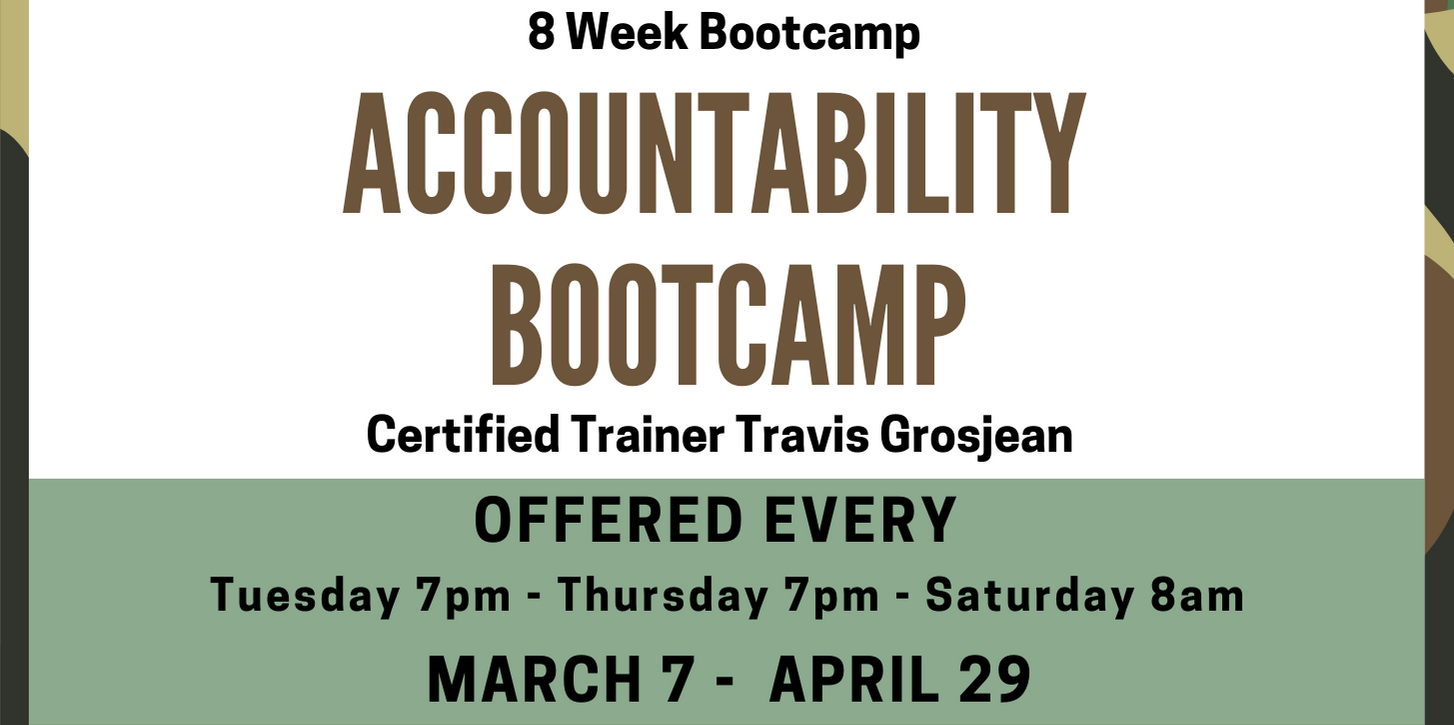 March 7: Accountability Bootcamp