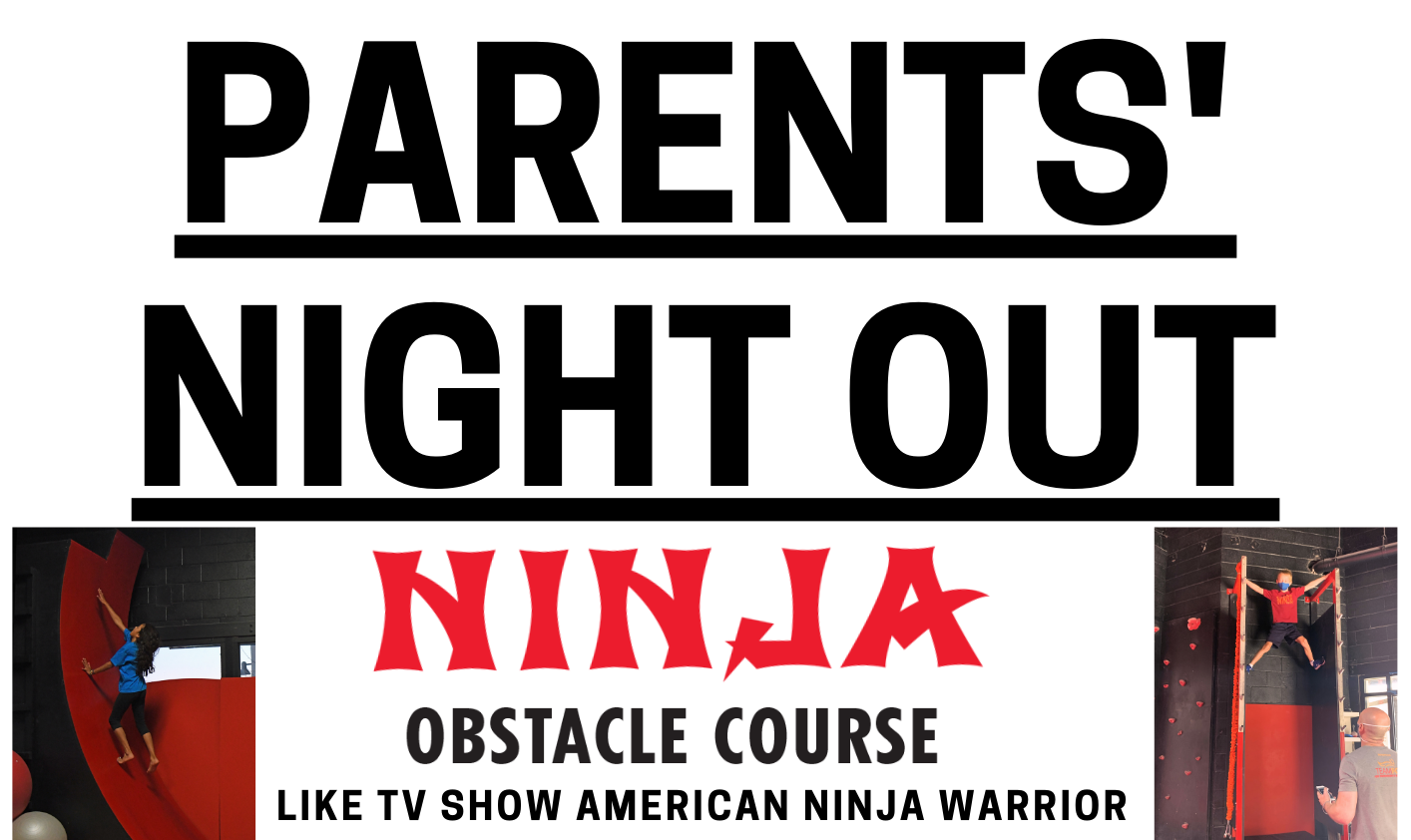 September 15: Parents' Night Out  THE STUDIO Martial Arts & Fitness
