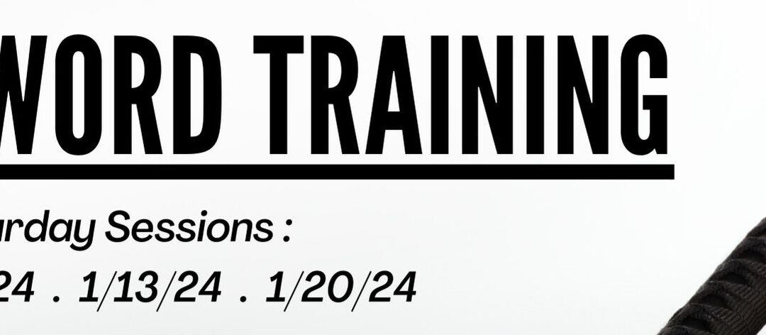 January 6: Sword Training