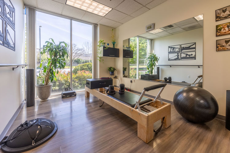 pilates-reformer-750x500 Pilates reformer room at The Studio