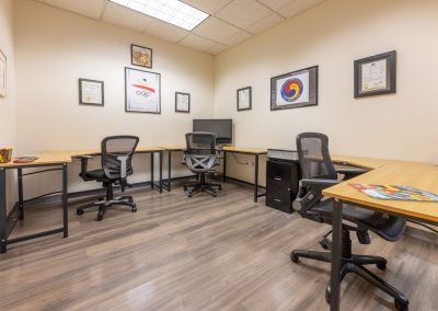 homework room at the studio