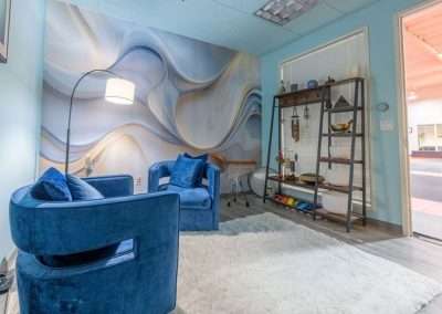 wellness room at the studio